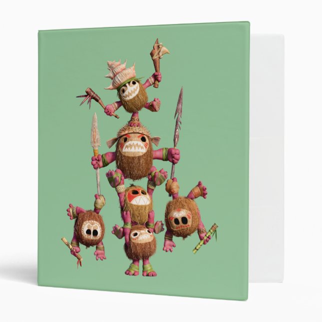 Classeur Moana | Kakamora - Pirates de noix de coco (Devant/intérieur)