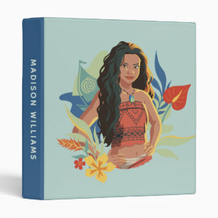 Classeur Moana Live Action Portrait de Canoë Tropical