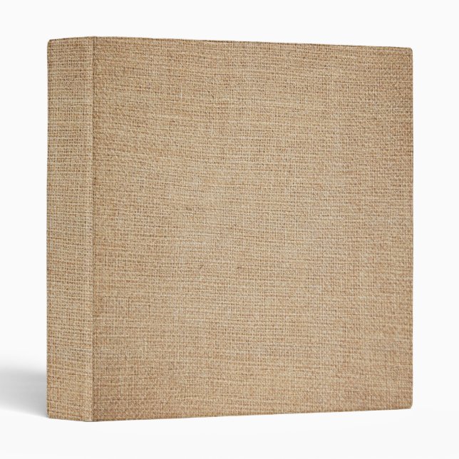 Classeur Modèle - arrière - plan de toile de jute (Devant/Côté)