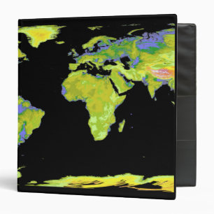 Classeur Modèle d'altitude de Digitals des continents sur