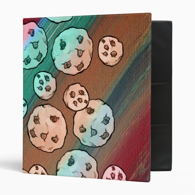 Classeur Modèle de biscuits aux pépites de chocolat         (Devant/intérieur)