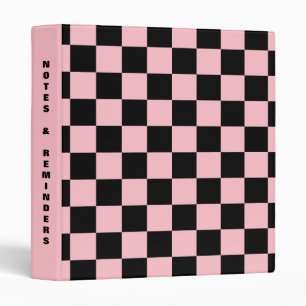 Classeur Modèle de la colonne vertébrale rose noire 3 ann