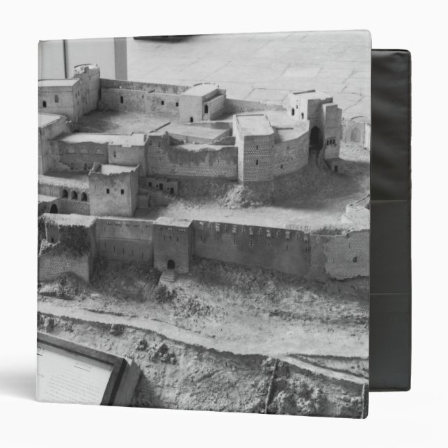 Classeur Modèle des chevaliers de DES de Krak, modèle (Devant/Intérieur)