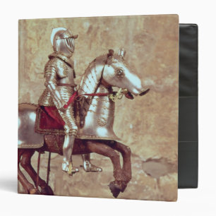 Classeur Modèle d'un cheval et d'un cavalier bardés, c.16