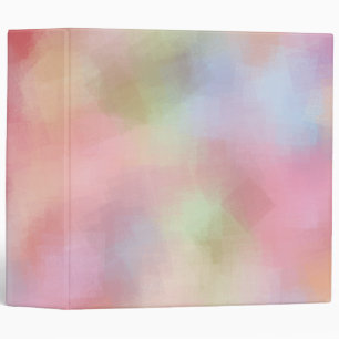 Classeur Modèle Élégant Couleurs Pastel Rouge Rose Jaune