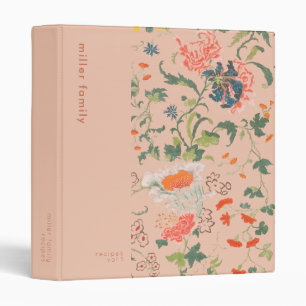 Classeur Modèle floral chic en floraison