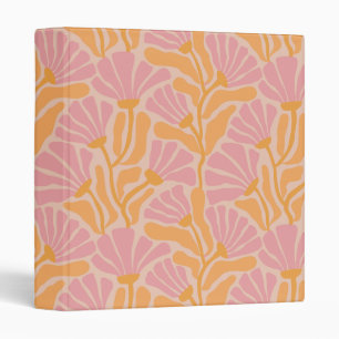 Classeur Modèle Floral Moderne Du Milieu Du Siècle
