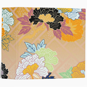 Classeur Modèle floral traditionnel japonais