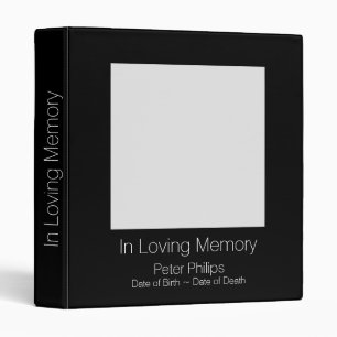 Classeur Modèle Funeral Guest Book 3- Ajouter une image pr