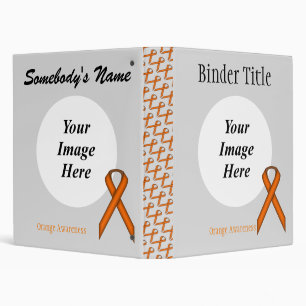 Classeur Modèle Orange Standard Ribbon par Kenneth Yoncich
