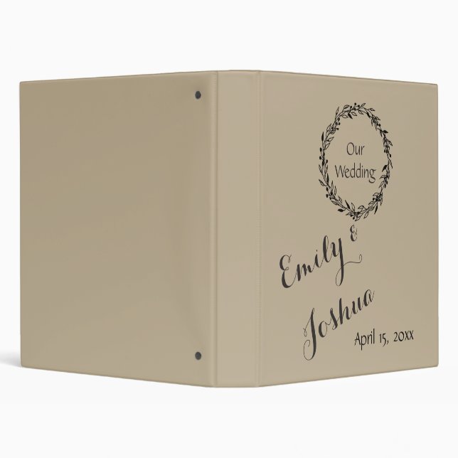 Classeur Modèle personnalisé wedding planner Album (Arrière-plan)