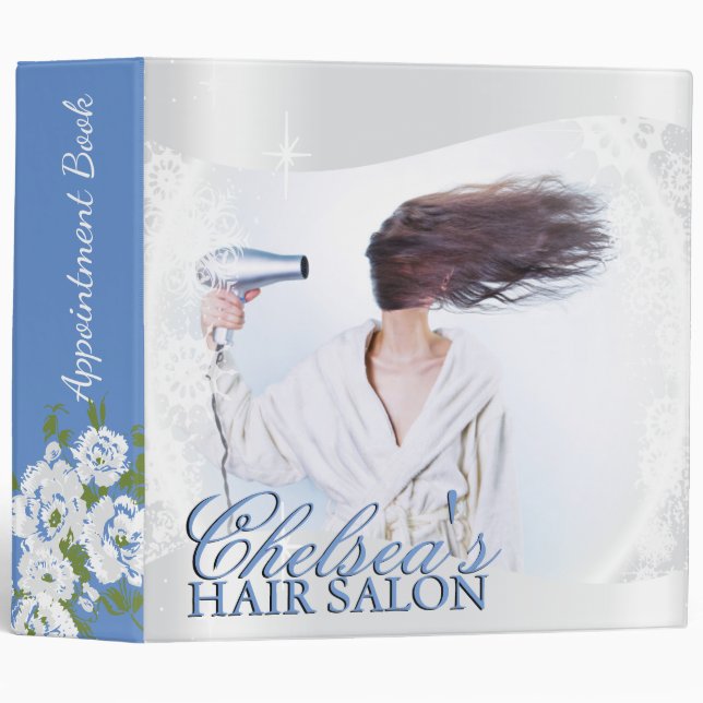 Classeur Modèles de salon de coiffure (Devant/Côté)