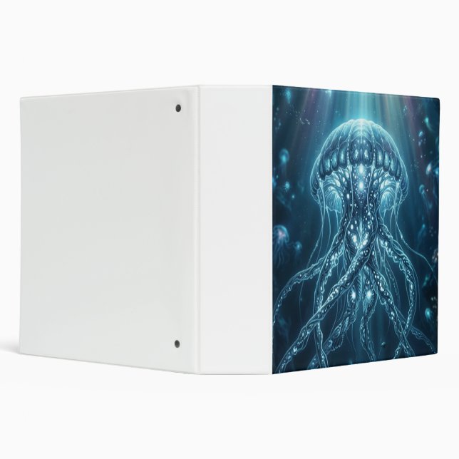 Classeur "Modern Bioluminescent Jellyfish Professional Busi (Arrière-plan)