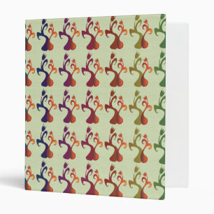Classeur Moderne Abstrait Multicolor Tulip Design floral