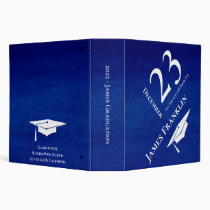 Classeur Moderne Bleu Garder l'école de deuxième année Grad