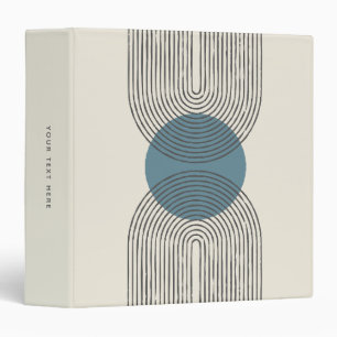 Classeur Moderne du milieu du siècle - Bleu roux