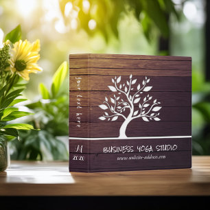 Classeur Moderne Elegant Tree Vintage Wood Yoga Instructeur