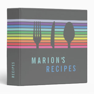 Classeur moderne frais de livre de recette de