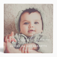 Moderne minimaliste My First Year Baby album