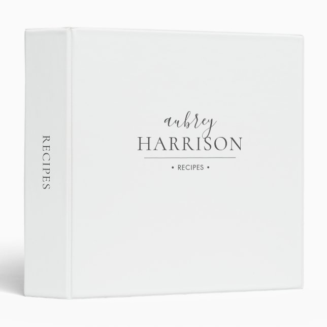 Classeur Moderne Simple Chic (Devant/Côté)