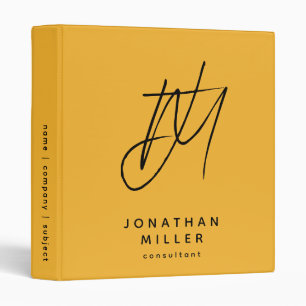 Classeur Moderne tendance moutarde jaune