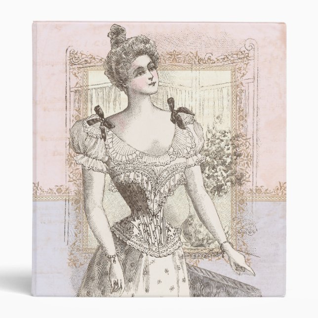 Classeur Modes victoriennes d'antiquité de corset de (Devant)