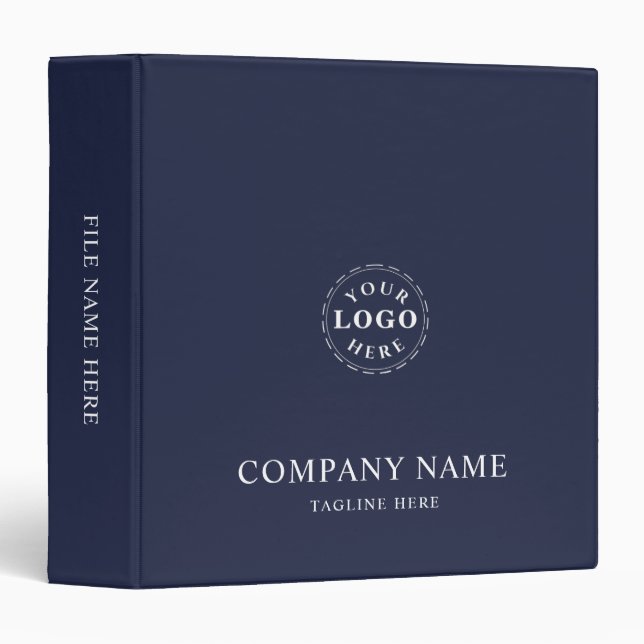 Classeur modifiable moderne avec option de nom per (Devant/Côté)