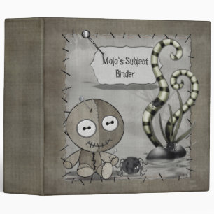 Classeur MOJO Gothique Poupée vaudou OBJET PERSONNALISÉ
