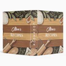 Mom’s Rustic Kitchen Recipe Layout Editable