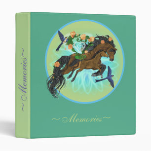 Classeur Momma Cheval et poulain
