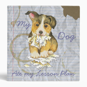 Classeur Mon corgi de Gallois de Pembroke a mangé mon plan
