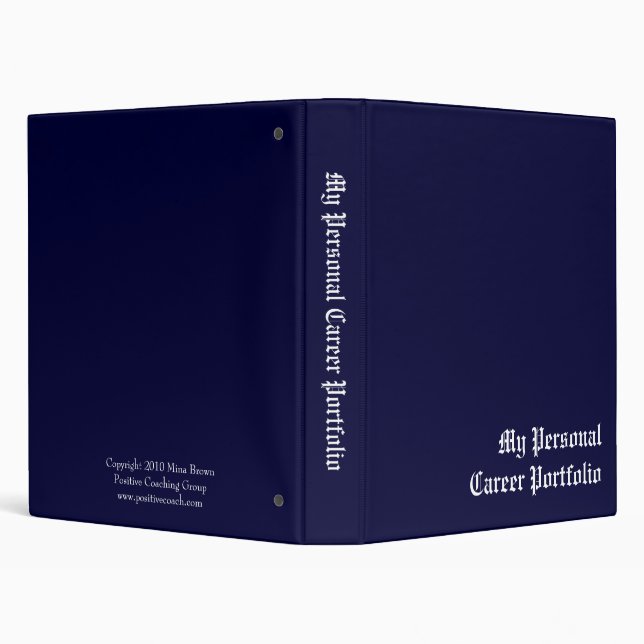 Classeur Mon dossier personnel de carrière (Arrière-plan)