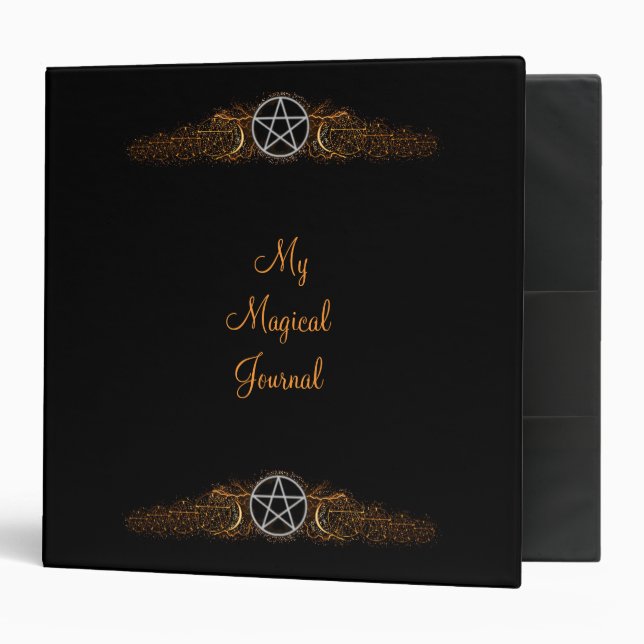 Classeur Mon journal magique (Devant/intérieur)