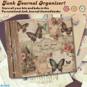 Classeur Mon Junk Journal Stockage Ephemera Vintage Postage