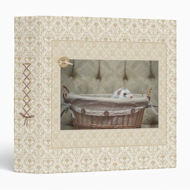 Classeur Mon petit panier (Devant/Côté)