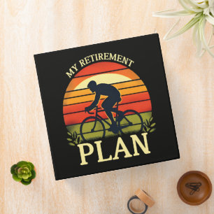 Classeur Mon Plan De Retraite Passionné De Cyclisme