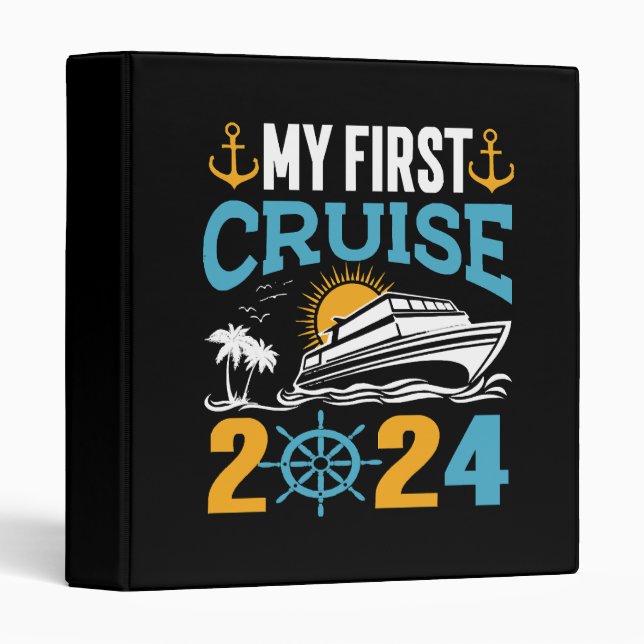 Classeur Mon premier voyage en mer 2024 (Devant/Côté)