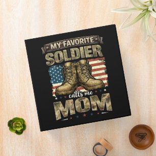 Classeur Mon soldat préféré m'appelle maman