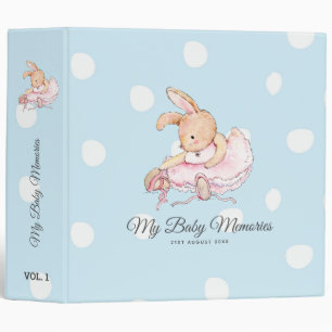 Classeur MON SOUVENIRS DE BÉBÉ PERSONNALISÉ - Ballerina de