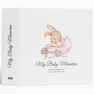 Classeur MON SOUVENIRS DE BÉBÉ PERSONNALISÉ - Ballerina de