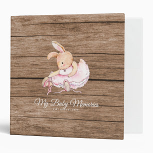Classeur MON SOUVENIRS DE BÉBÉ PERSONNALISÉ - Ballerina de 