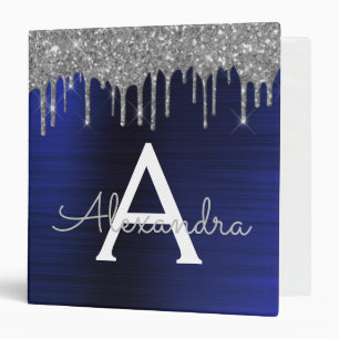 Classeur Mongram de Silver Navy