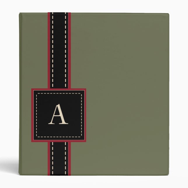 Classeur monogramme (Devant)