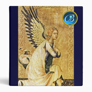 Classeur MONOGRAMME ANGEL ANNONCE, Sapphire Bleu