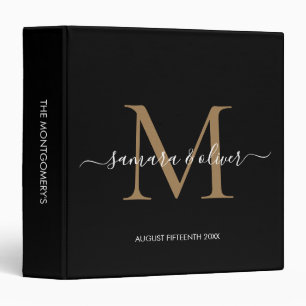 Classeur Monogramme classique Album de mariage