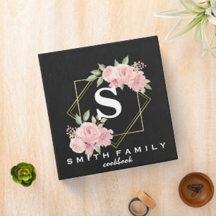 Classeur Monogramme de famille personnalisé pour la fête de