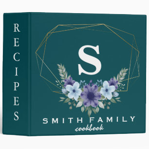 Classeur Monogramme de famille personnalisé pour la fête de