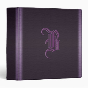 Classeur Monogramme en métal