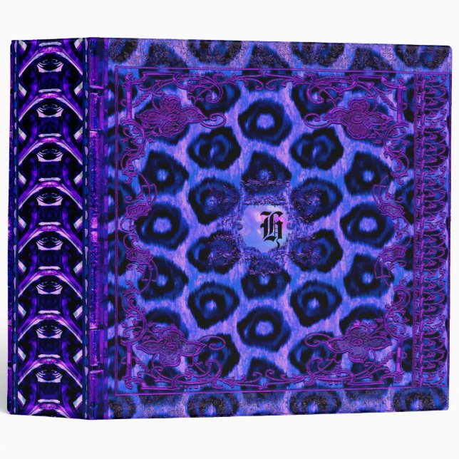 Classeur Monogramme Fizzle Fun (Devant/Côté)