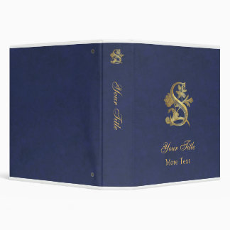 Classeur Monogramme floral S